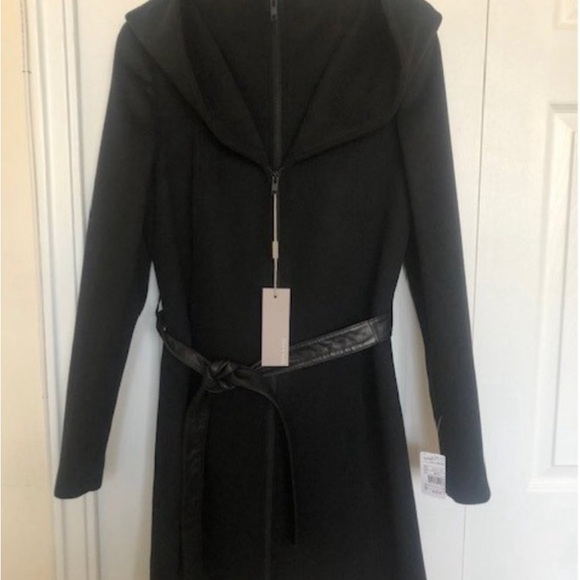 Soia & Kyo Black Wool Coat SOLD - Picture 3 of 7